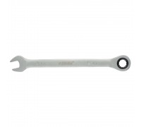Open-end wrench with ratchet 8mm CrV satine (6022081)