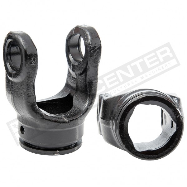 Cardan shaft fork 4 cat. (27*74.6) / under the external triangular pipe - 1