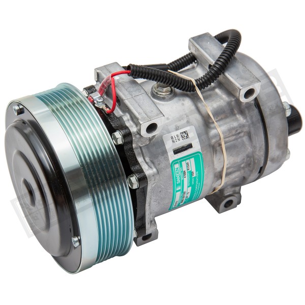 Компресор кондиціонера Poly-V8 Sanden 7H15, 86992688, 86993463, 87775469, 47809628 - 1