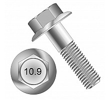 M12*50 Болт с фланцем 10.9 DIN 6921