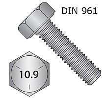 M12*35*1,5 Болт 10.9 DIN 961