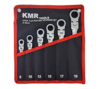 Combination Wrench set with a ratchet 6pcs 8-19mm KAMAR (KMR2)