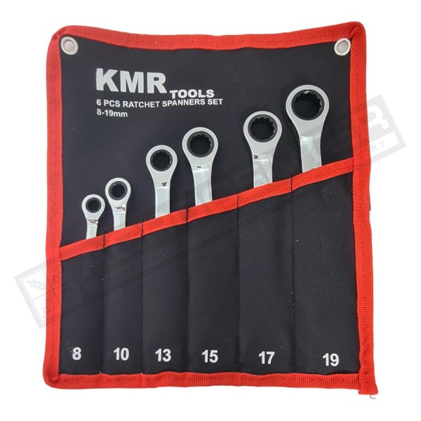 Combination Wrench set with a ratchet 6pcs 8-19mm KAMAR (KMR1) - 1