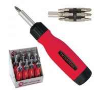 Screwdriver from Prof. set of nozzles 12 pcs INTERTOOL (VT-1003)