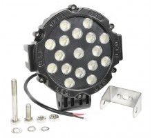 Лампа допоміжна кругла LED 17*3W ( червона ) KAMAR