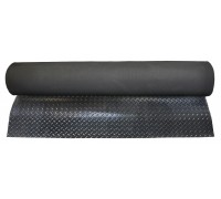 3*1200*10000 Mat ribbed rubber, black S-11 RHOMBOID SBR-NR ( 350218 ) GUFERO