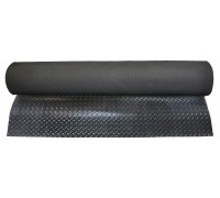 3*1200*10000 Mat ribbed rubber, black S-11 RHOMBOID SBR-NR ( 350218 ) GUFERO