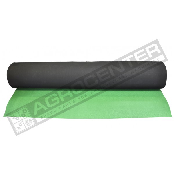 3*1200*10000 Mat ribbed rubber, green S15 ORANGE PEEL SBR-NR ( 350228 ) GUFERO