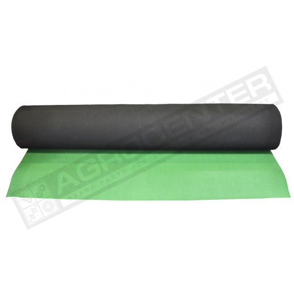3*1200*10000 Mat ribbed rubber, green S15 ORANGE PEEL SBR-NR ( 350228 ) GUFERO - 1