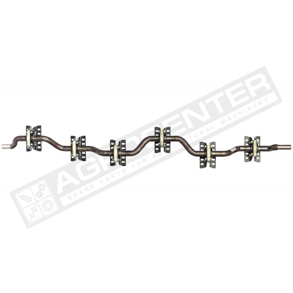 678500 Straw walker shaft with bearings L1660 d35 [Claas] - 1