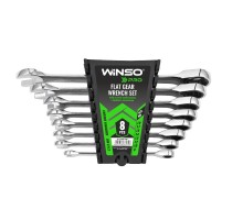 Набір ключів комбінованих WINSO PRO з тріскачкою CR-V,  8шт (8-19mm) 900208