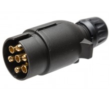 Plug 7-pin 12V with nut KAMAR