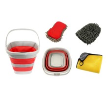 Car wash set (10 liter bucket and 3 rags) KMR1 (AKC8138)