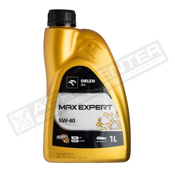 Engine oil Orlen Oil MaxExpert 1l, 5W-40 - 1