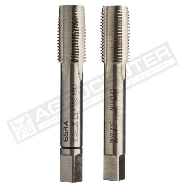 MF12*1.25 Hand taps set DIN 2181 HSSG [GSR] (00115560) - 1