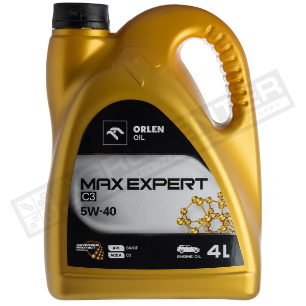 Engine oil Orlen Oil MaxExpert C3 4L, 5W-40 - 1
