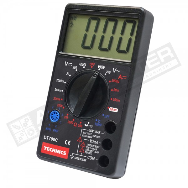 Digital multimeter DT700C, 8 functions + buzzer Technics (46-821) - 1