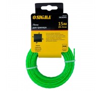 Line for trimmer twisted square D2.4mm 15m (5616041)