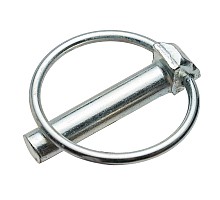 10*55 Шплинт стопорный с кольцом (цинк) DIN 11023
