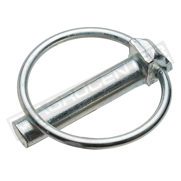 10*55 Шплинт стопорный с кольцом (цинк) DIN 11023 - 1