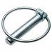 12*55 Cotter pin with ring (zinc) DIN 11023 - 1