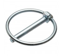 4.5*36 Шплинт стопорный с кольцом (цинк) DIN 11023