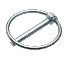 4.5*36 Шплинт стопорный с кольцом (цинк) DIN 11023