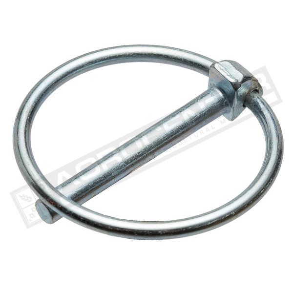 4.5*36 Шплинт стопорный с кольцом (цинк) DIN 11023 - 1