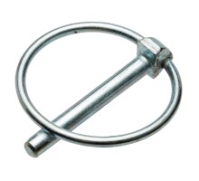 6*45 Шплинт стопорный с кольцом (цинк) DIN 11023