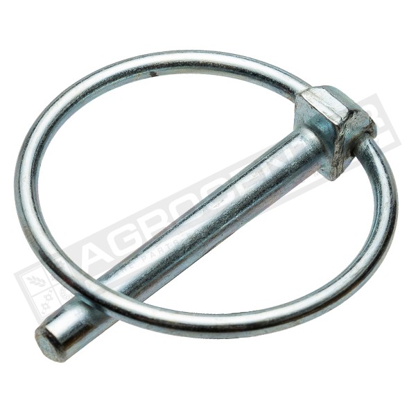 6*45 Cotter pin with ring (zinc) DIN 11023 - 1