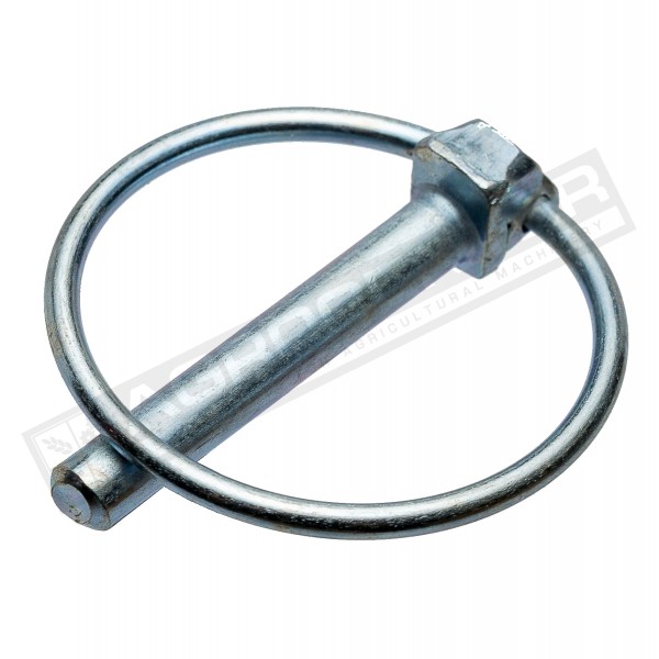 7*43 Cotter pin with ring (zinc) DIN 11023 - 1
