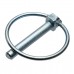 7*43 Cotter pin with ring (zinc) DIN 11023 - 1