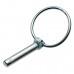 9*43 Cotter pin with ring (zinc) DIN 11023 - 2