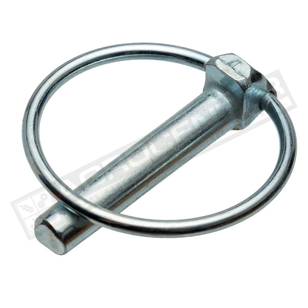 9*43 Шплинт стопорный с кольцом (цинк) DIN 11023 - 1