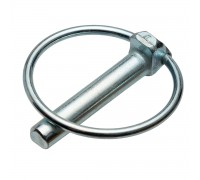 9*43 Cotter pin with ring (zinc) DIN 11023
