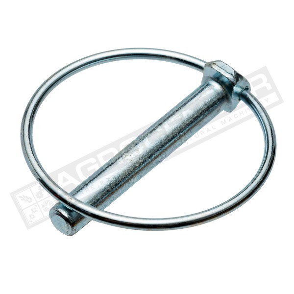 9*63 Cotter pin with ring (zinc) DIN 11023 - 1