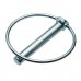 9*63 Cotter pin with ring (zinc) DIN 11023 - 1
