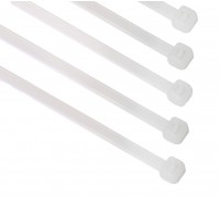 3,6*120 Хомути пластмасові білі з овальним маркером (100шт) ( 351297 ) GUFERO