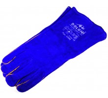 Краги "Долони"сварочные с подкладкой, синие размер 10 (4508)