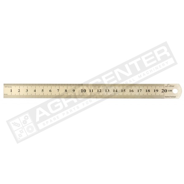 Stainless steel ruler, 300*25mm VST (15-606) - 1