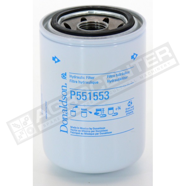 P551553 Hydraulic filter Donaldson, RE34040, AT38431, 86546603 - 1