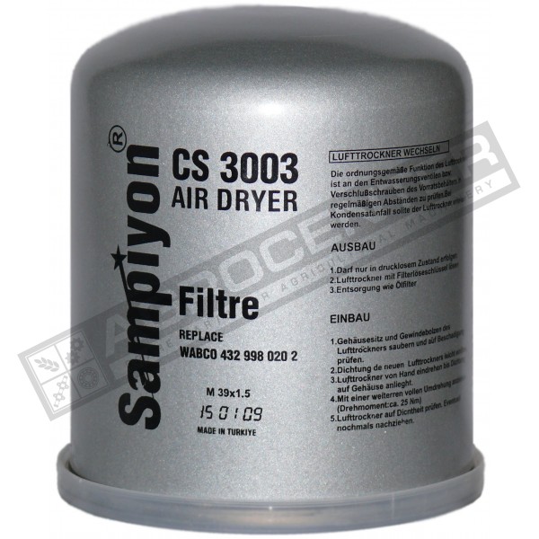 CS 3003 Фільтр осушувач повітряний Sampiyon / 4329980202 /