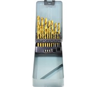 Set of metal drills, titanium 19pcs (metal case) Spitce (20-925)