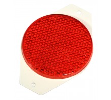 E1756 Відбивач світла ( катафот ) круглий UO75L ( червоний ) KAMAR