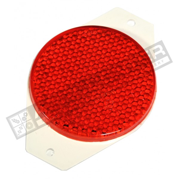 Світловідбивач круглий UO75L (червоний) KAMAR