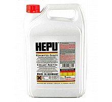 P999-G12-005 Концентрат охолоджуючої рідини - антифриз HEPU, 5л (червоний)