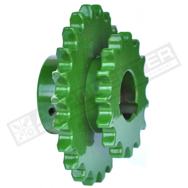 AH125782 Sprocket Z22/Z15 t19.05 [John Deere] HEAVY-PARTS ORIGINAL - 1