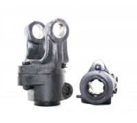 Driveshaft fork 4 cat. (27*74.6) 1 3/8" Z6 / with shear bolt 1400Nm (42mm M8 8.8)