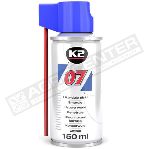 Змазка багатофункціональна, спрей K2 007 150ml - 1