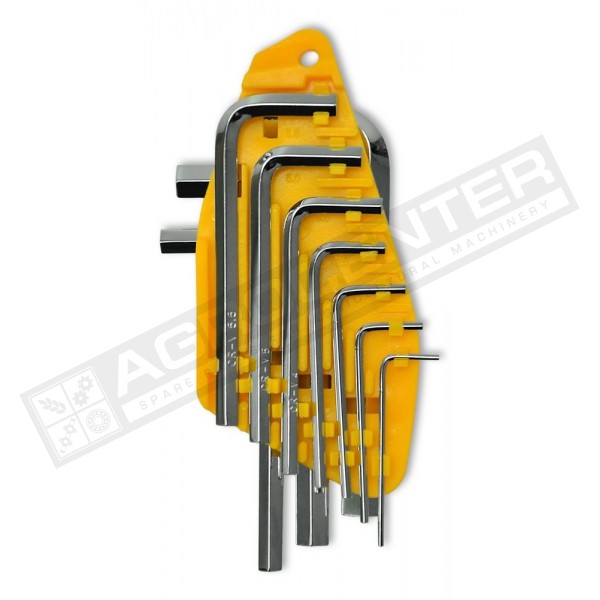 Set of L-shaped hex keys 10pcs (1,5-10mm) Technics (49-110) - 1